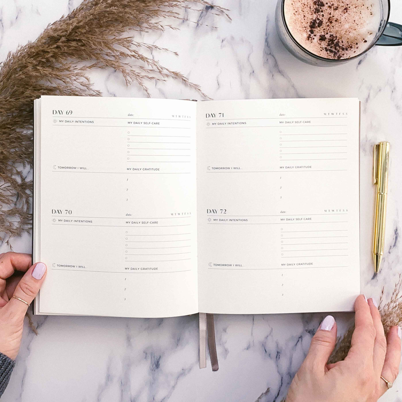My Daily Self-Care Journal - Wellness Journal (Pebble)