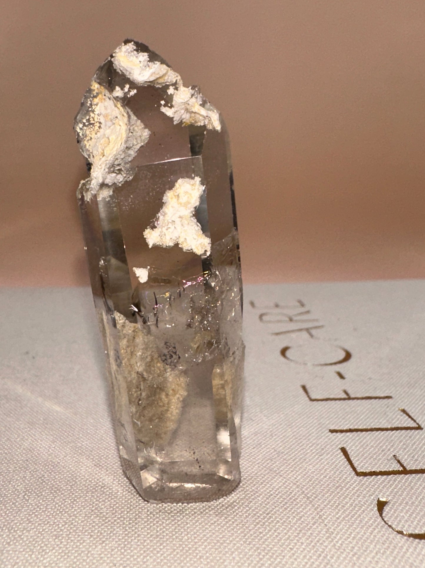 Tall Slim Lodalite Part Raw Part Polished
