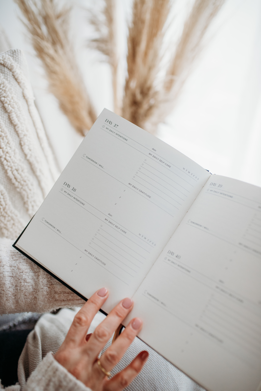 My Daily Self-Care Journal - Wellness Journal (Pebble)