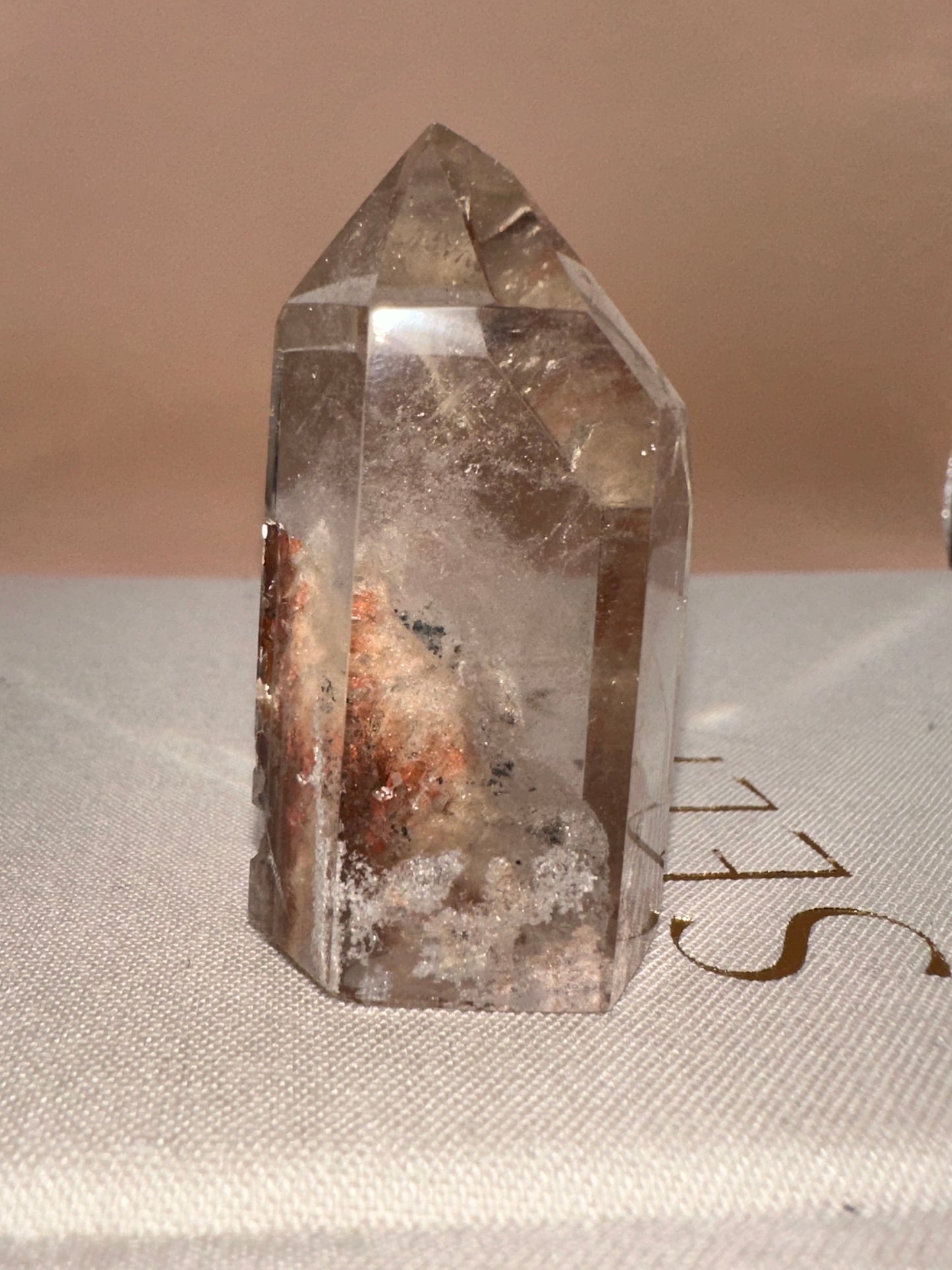 Small Lodalite Part Raw Part Polished