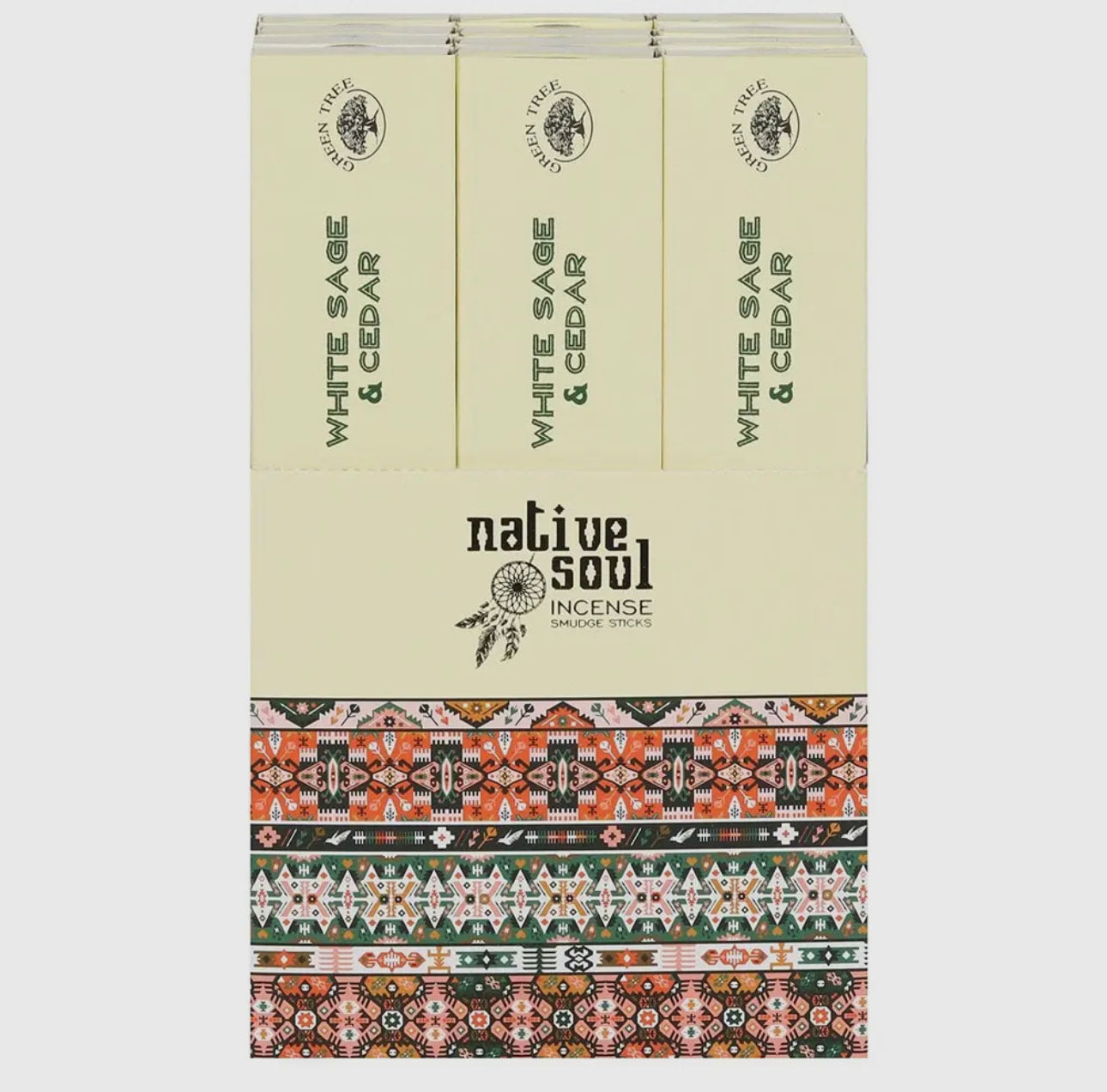 Native Soul Incense Smudge Sticks White Sage & Cedar