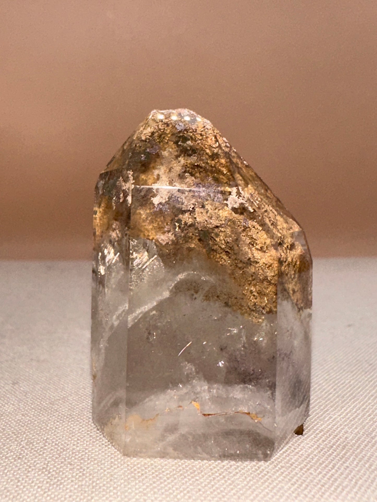 Clear Lodalite Raw Back Veils