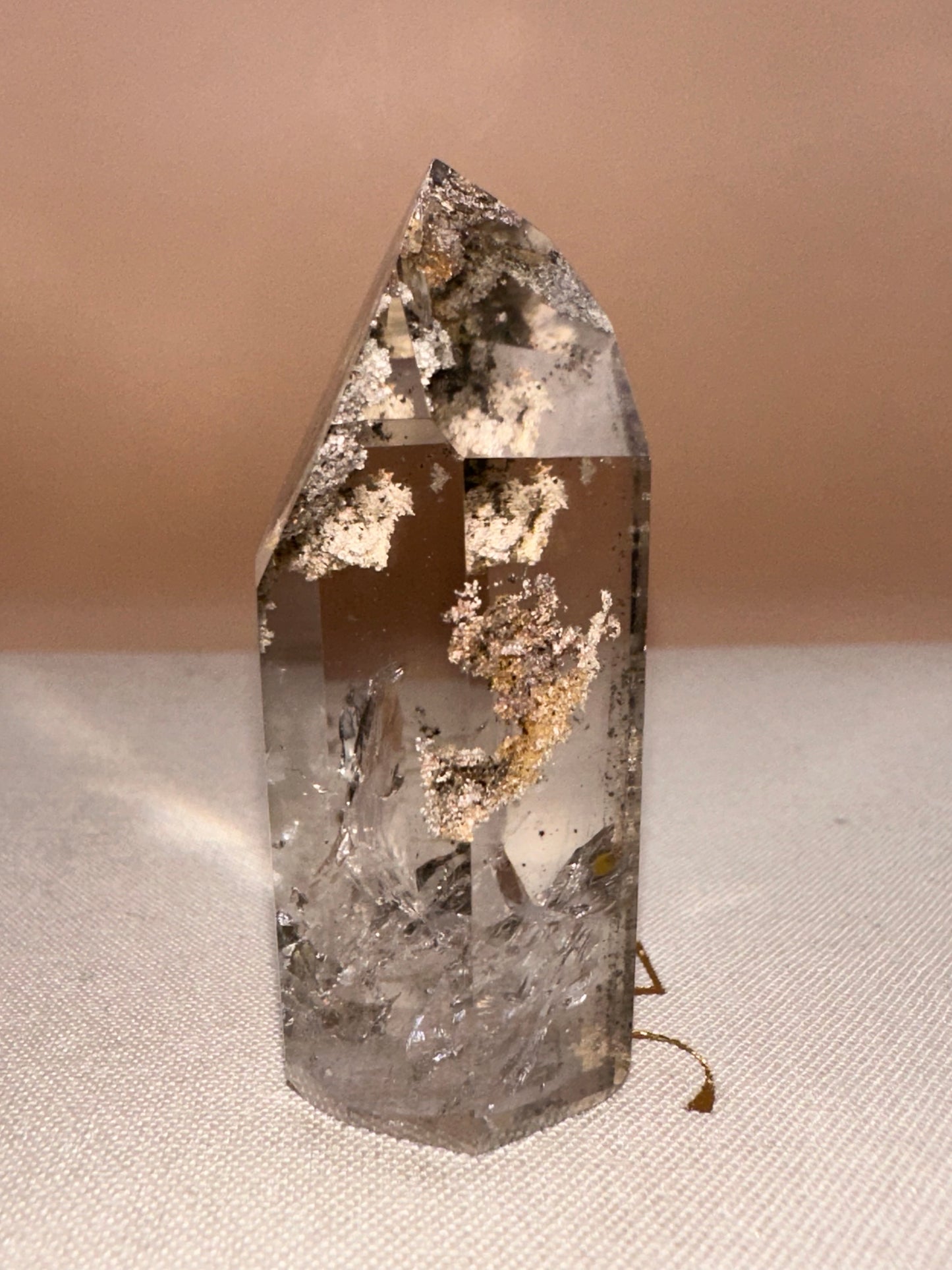 Clear Lodalite with Veils and Rainbows