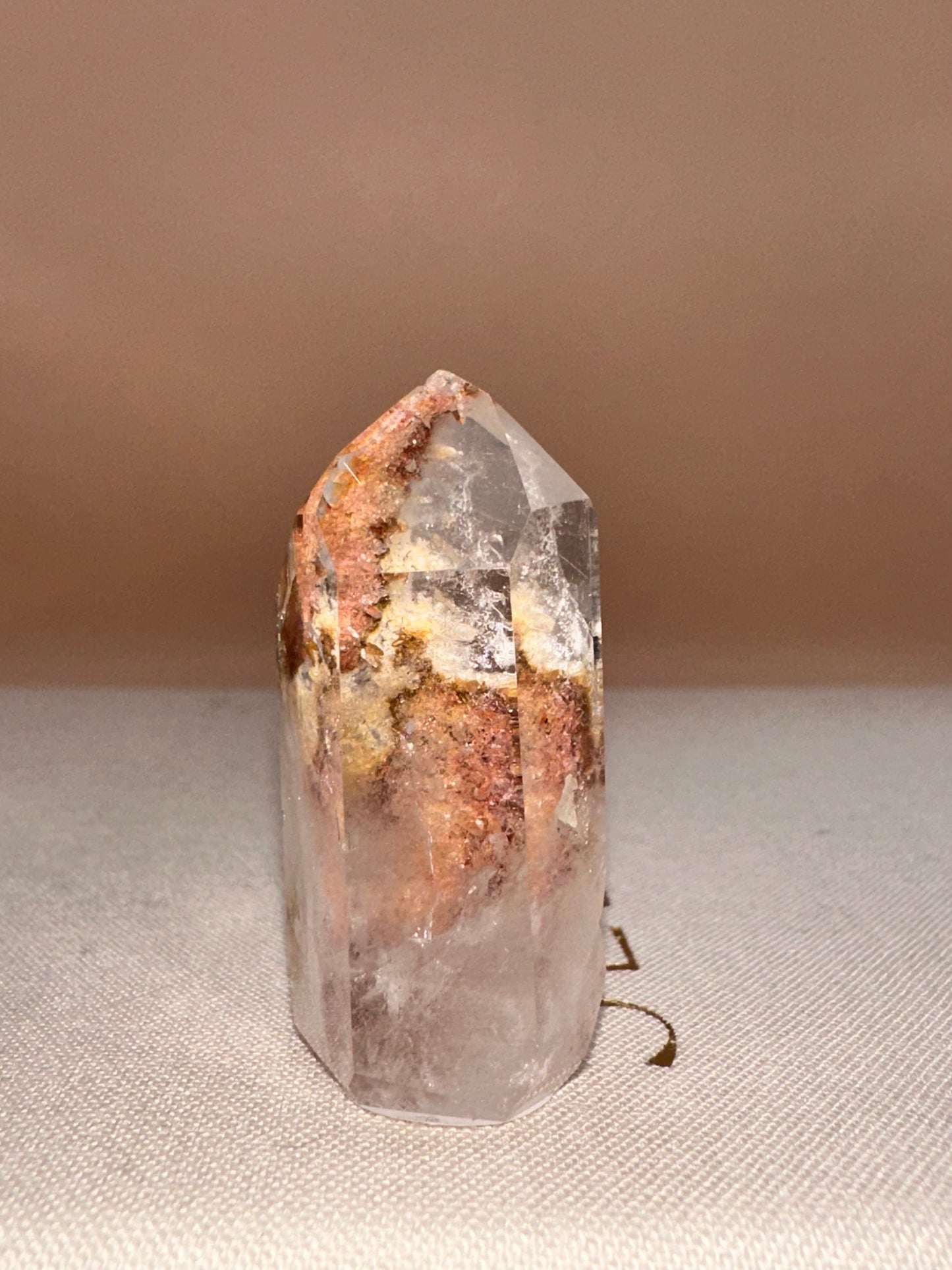Small Pink Lodalite Raw Back