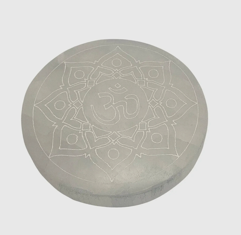 Selenite Charging Disc - OM