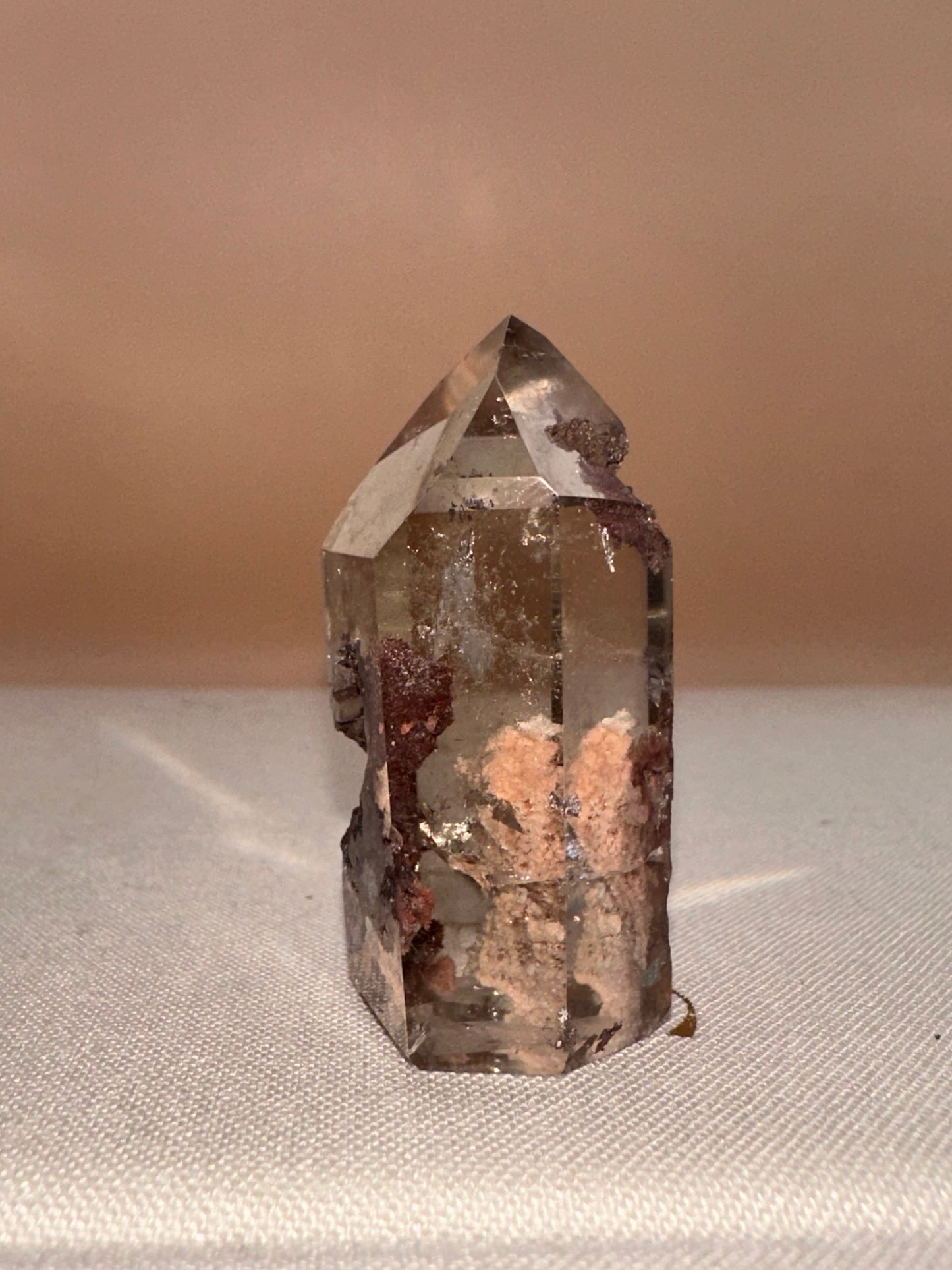 Small Pink Lodalite Part Raw