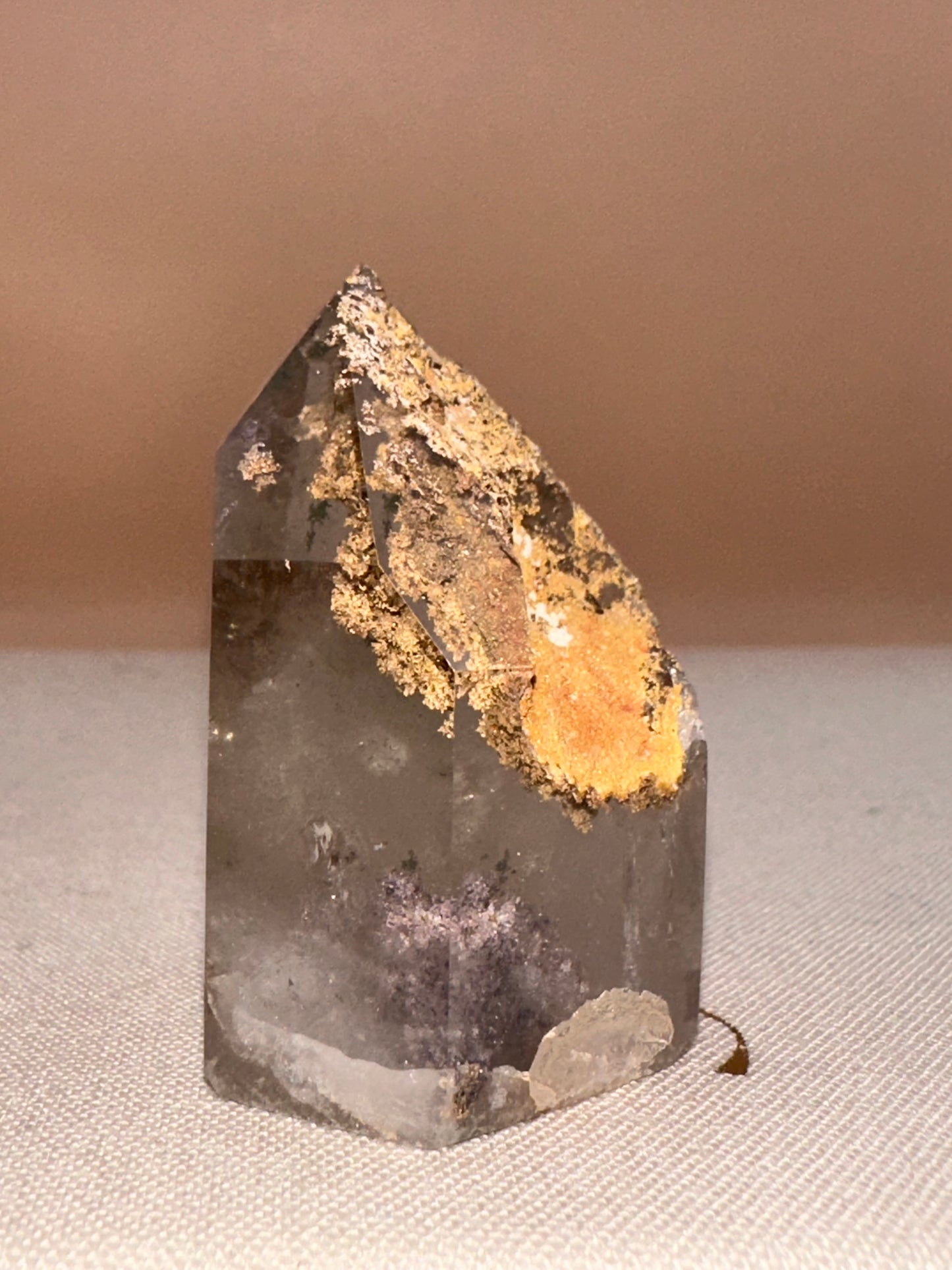 Clear Lodalite Raw Back Veils