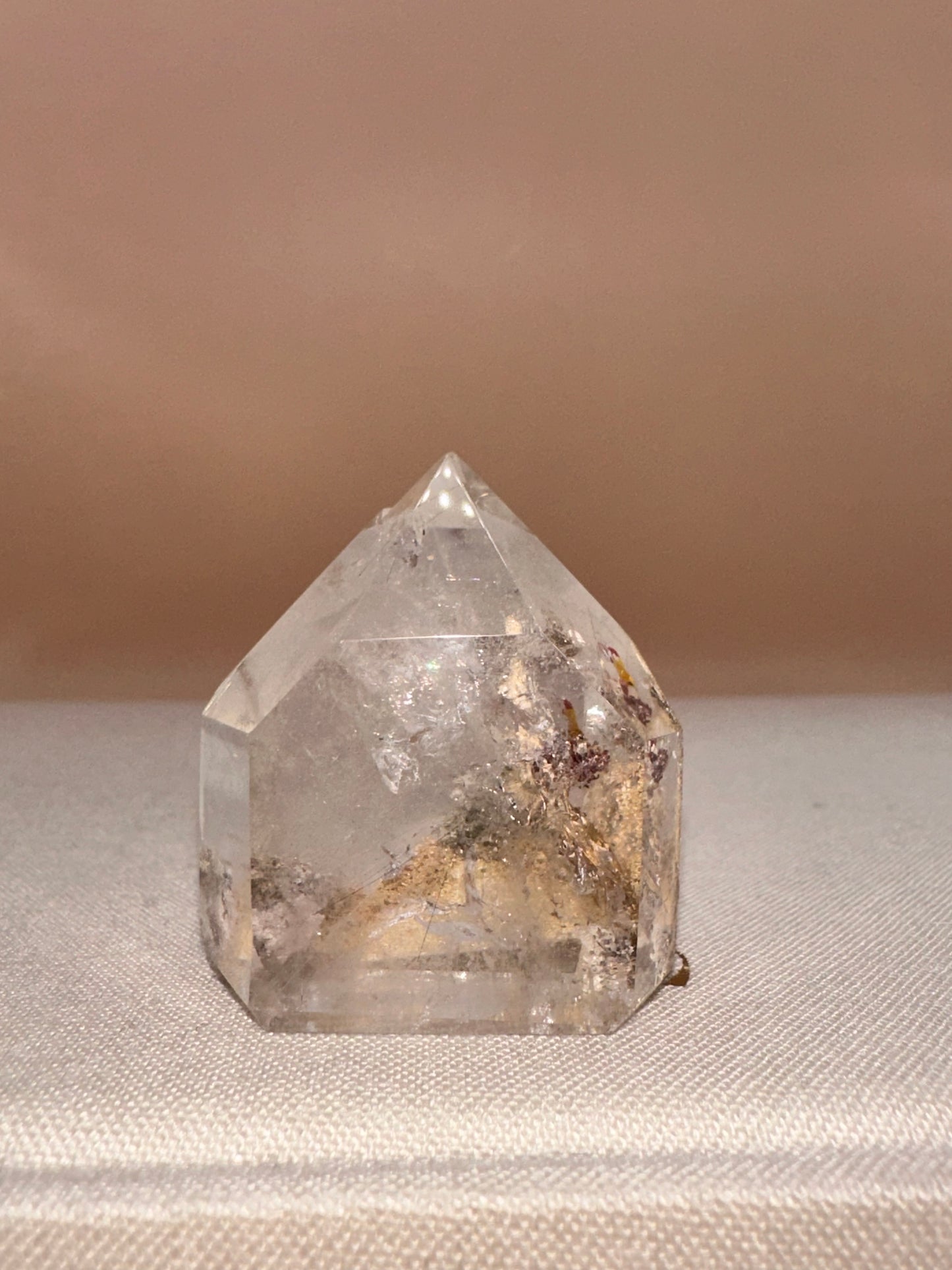 Clear Lodalite Polished Raw Back