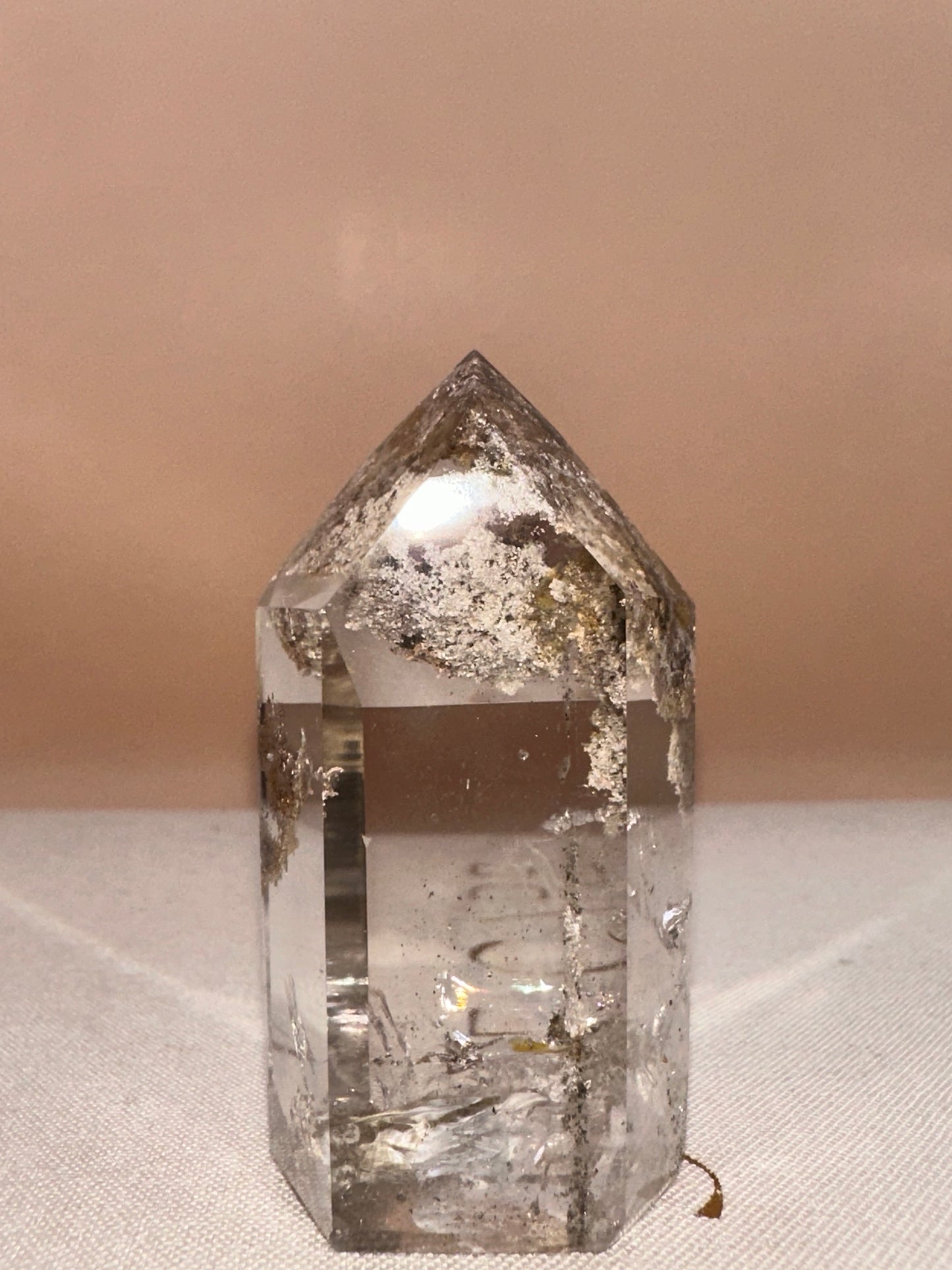 Clear Lodalite with Veils and Rainbows