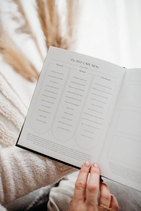 My Daily Self-Care Journal - Wellness Journal (Pebble)