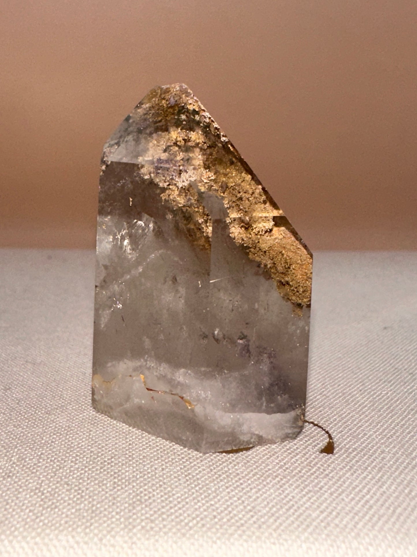 Clear Lodalite Raw Back Veils