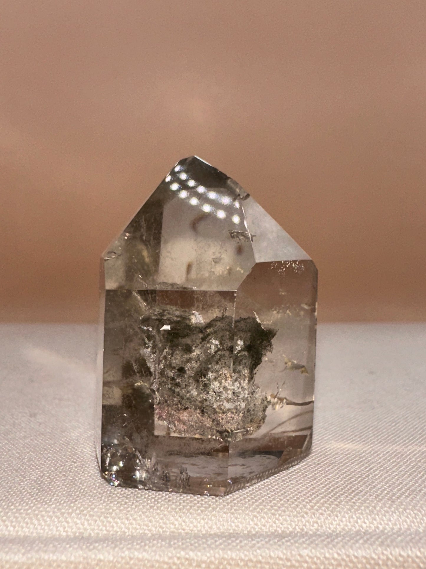 Polished Short Chunky Lodalite Clear