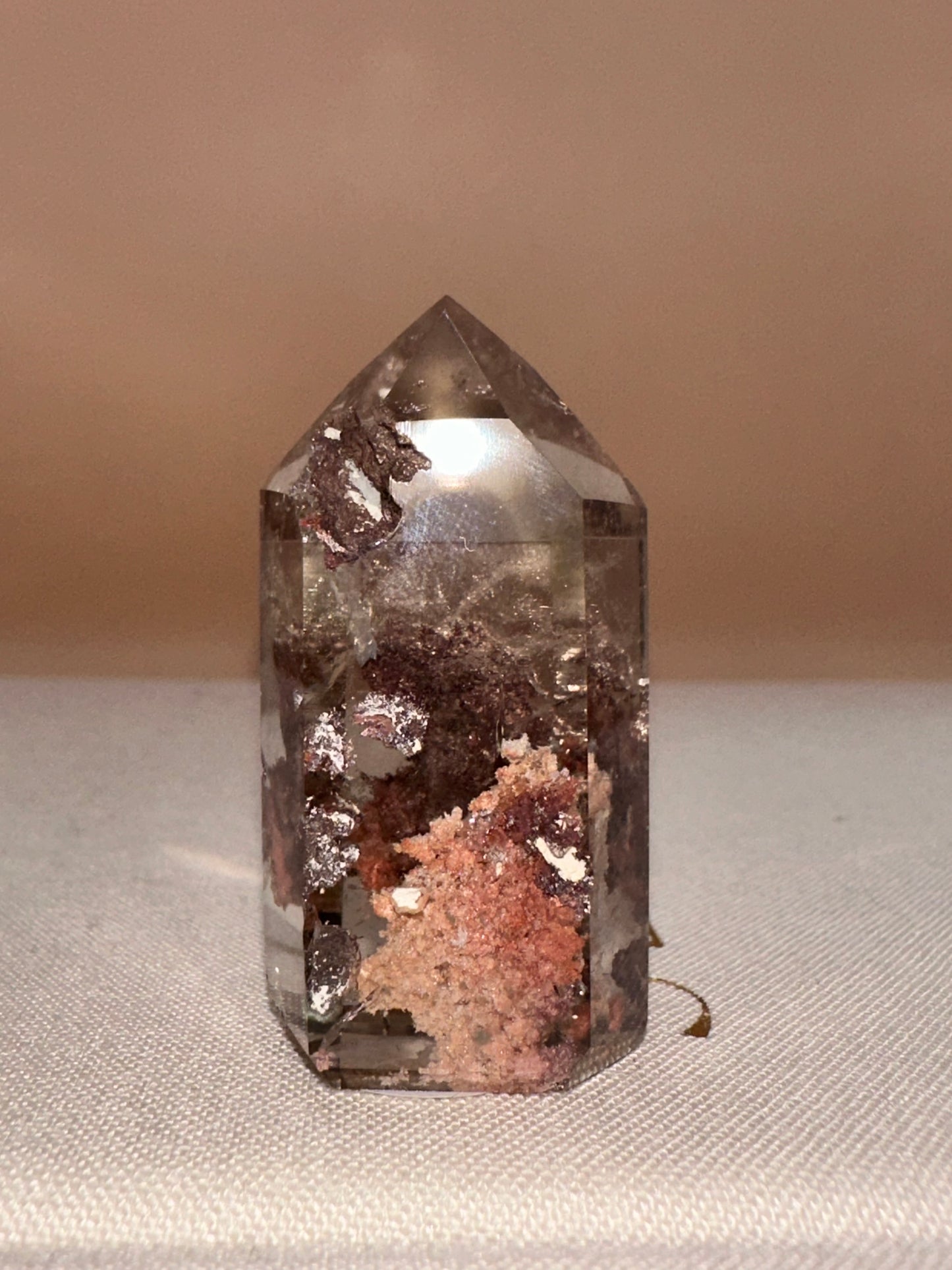 Small Pink Lodalite Part Raw