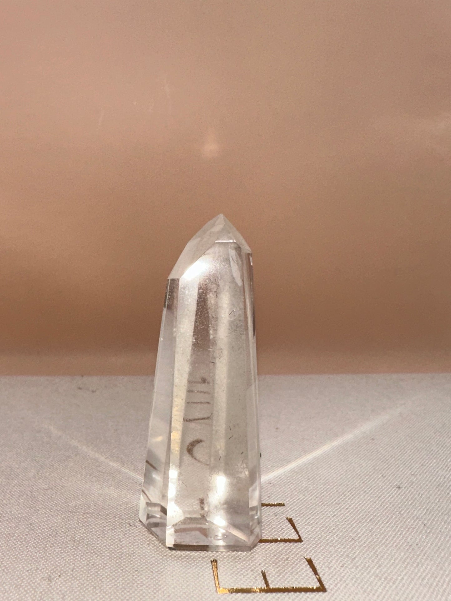 Tall and Skinny Very Light Small Citrine