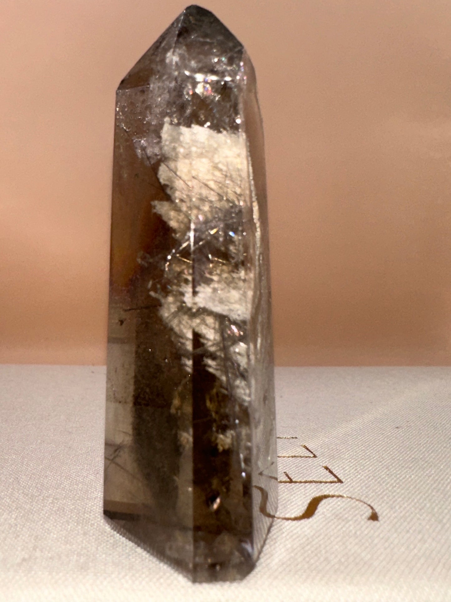Light Smokey Lodalite Tall Polished