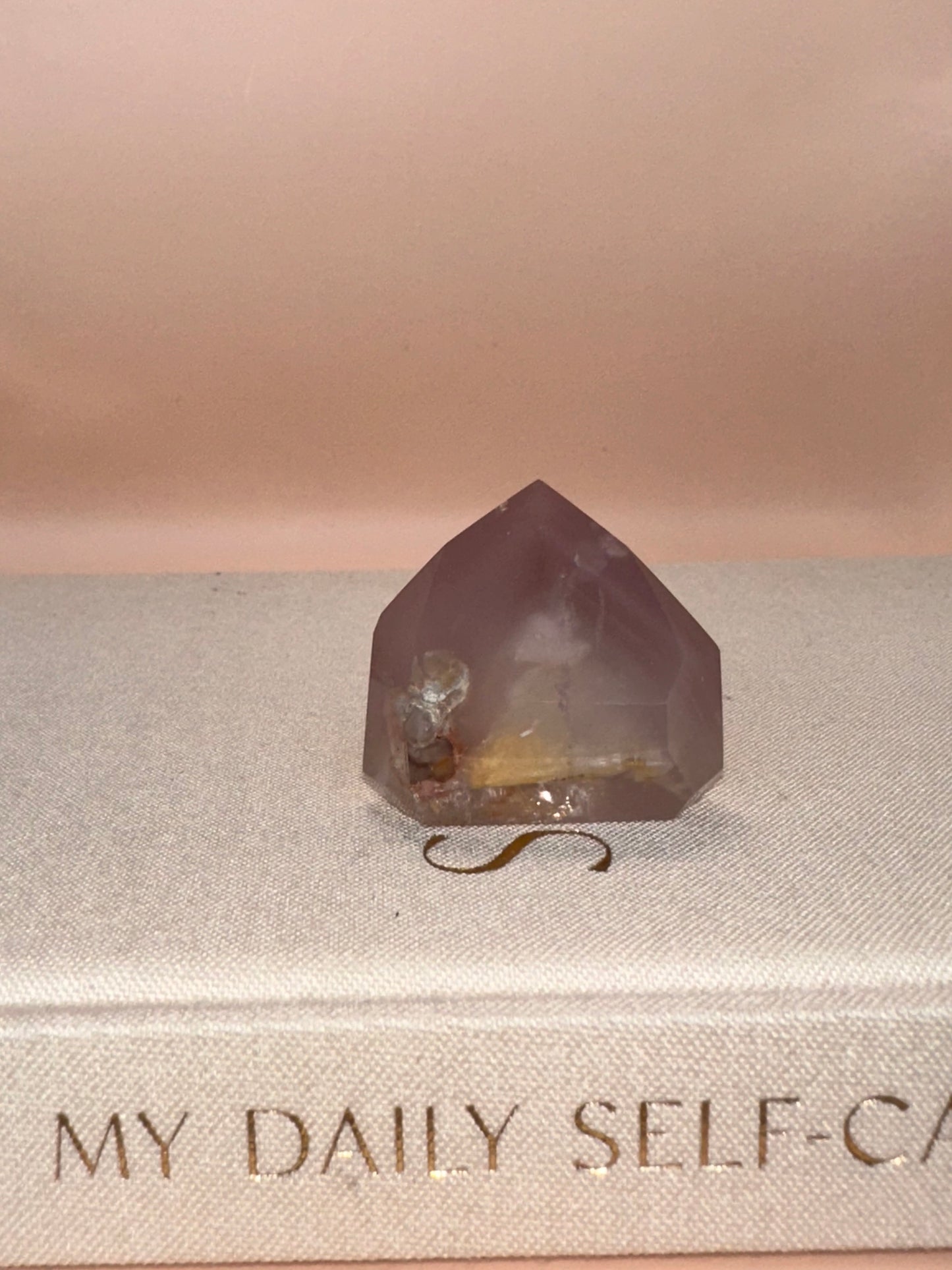 Pink Lithium with Amphibole 39 Grams