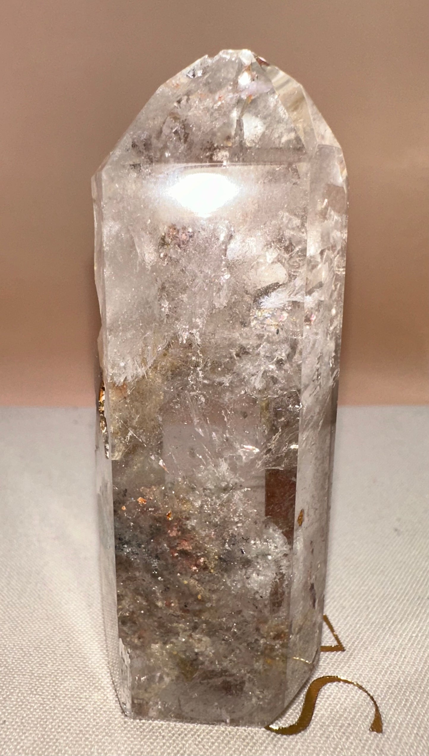 Tall Slim Lodalite. Polished Front Raw Back