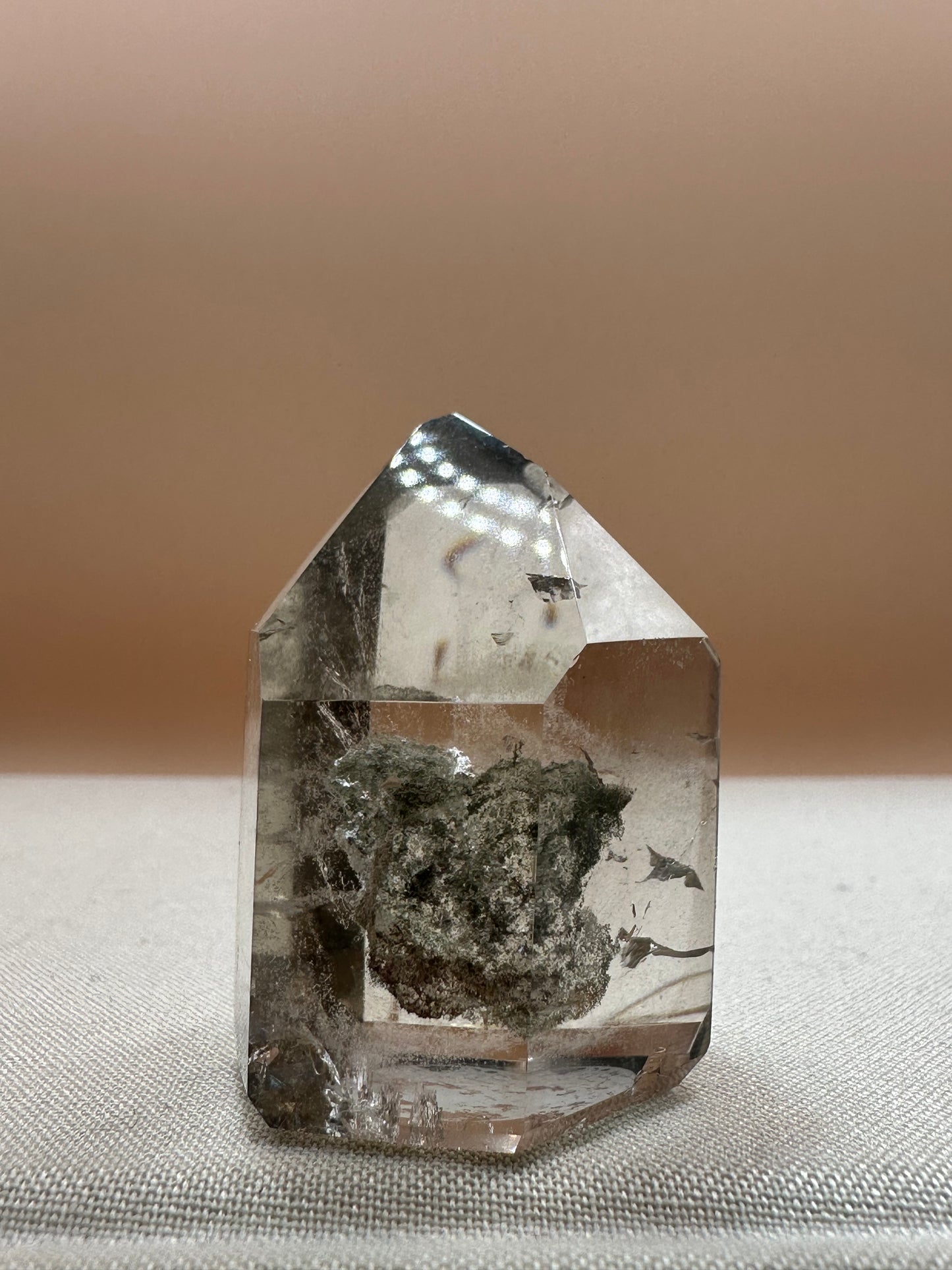 Polished Short Chunky Lodalite Clear