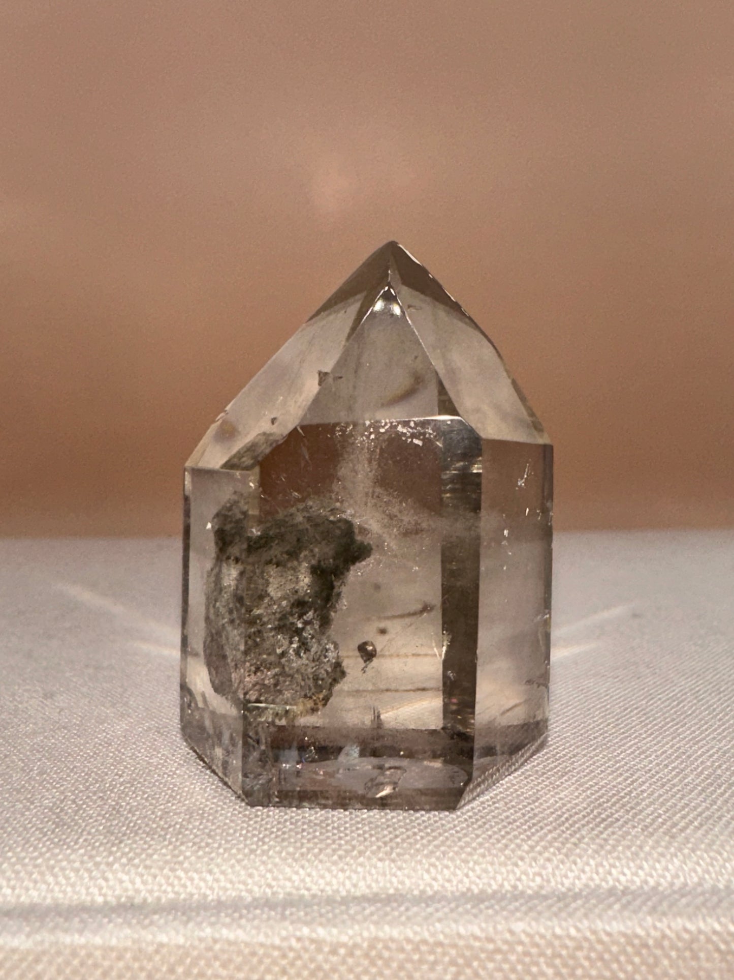 Polished Short Chunky Lodalite Clear