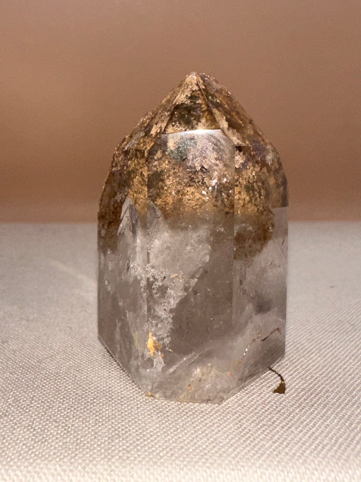 Clear Lodalite Raw Back Veils