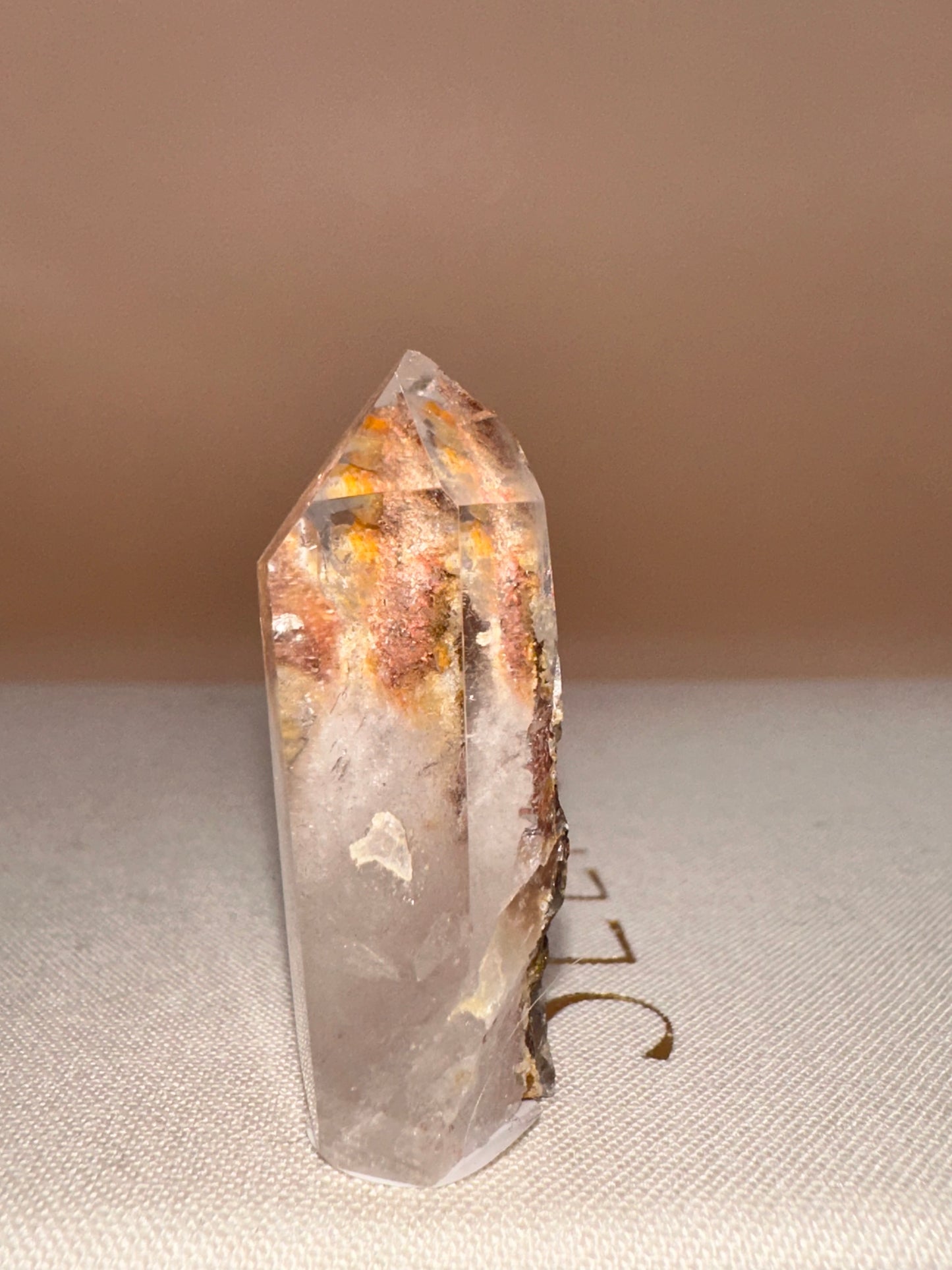 Small Pink Lodalite Raw Back