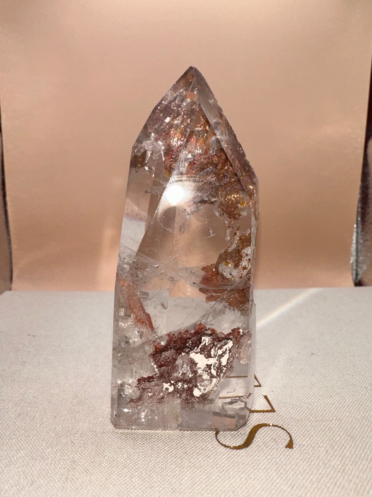 Part Raw Part Polished Pink Lodalite