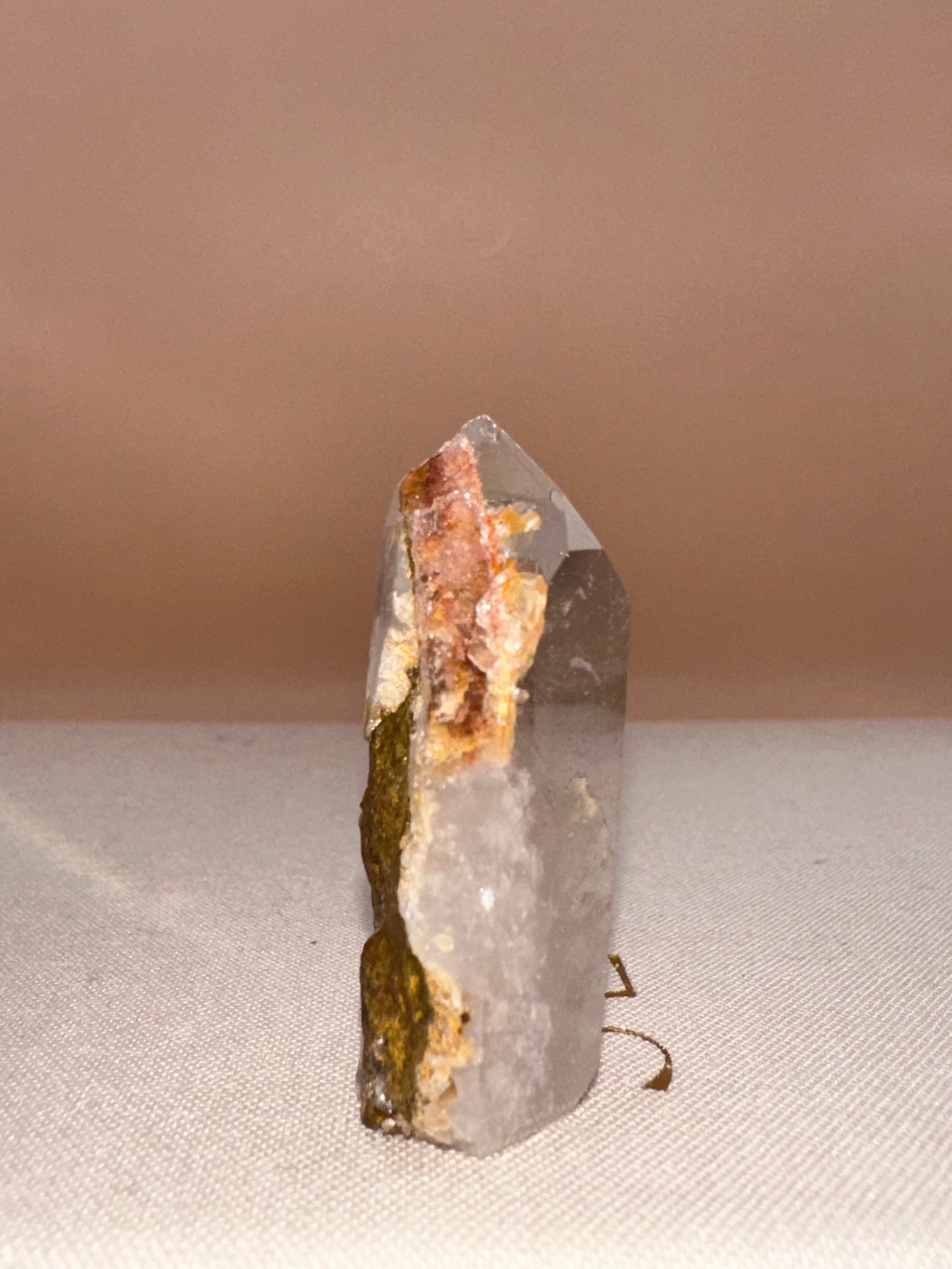 Small Pink Lodalite Raw Back