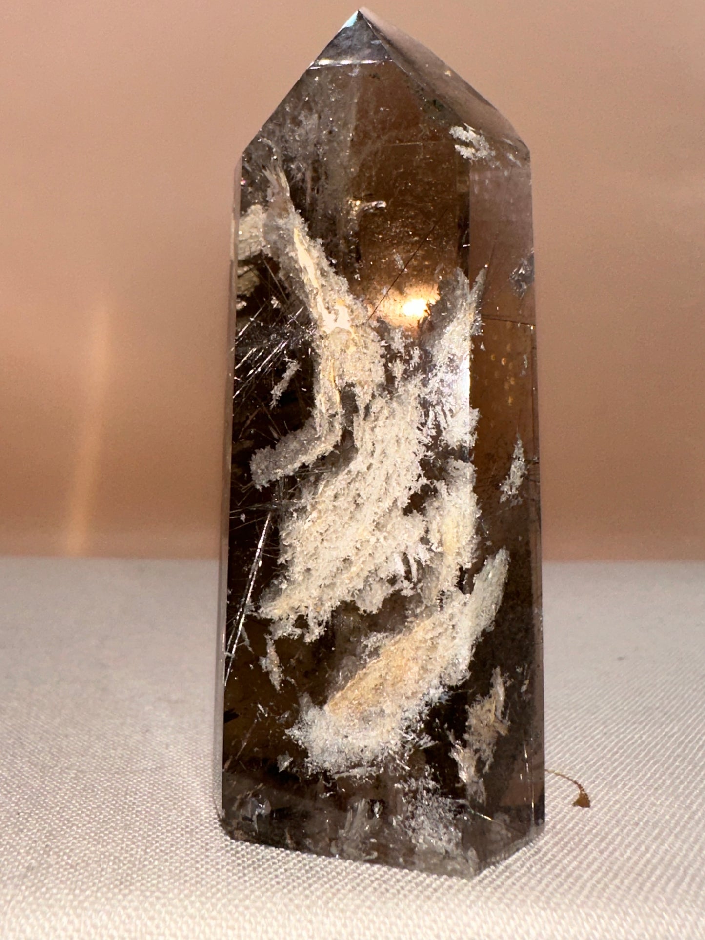 Light Smokey Lodalite Tall Polished