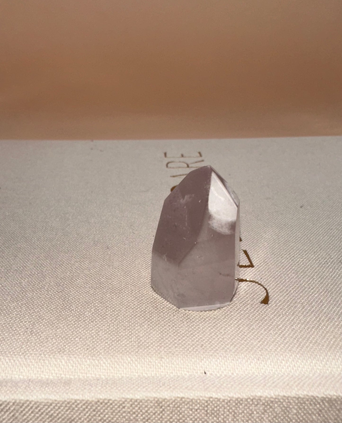 Pink Lithium with White Amphibole 13 Grams