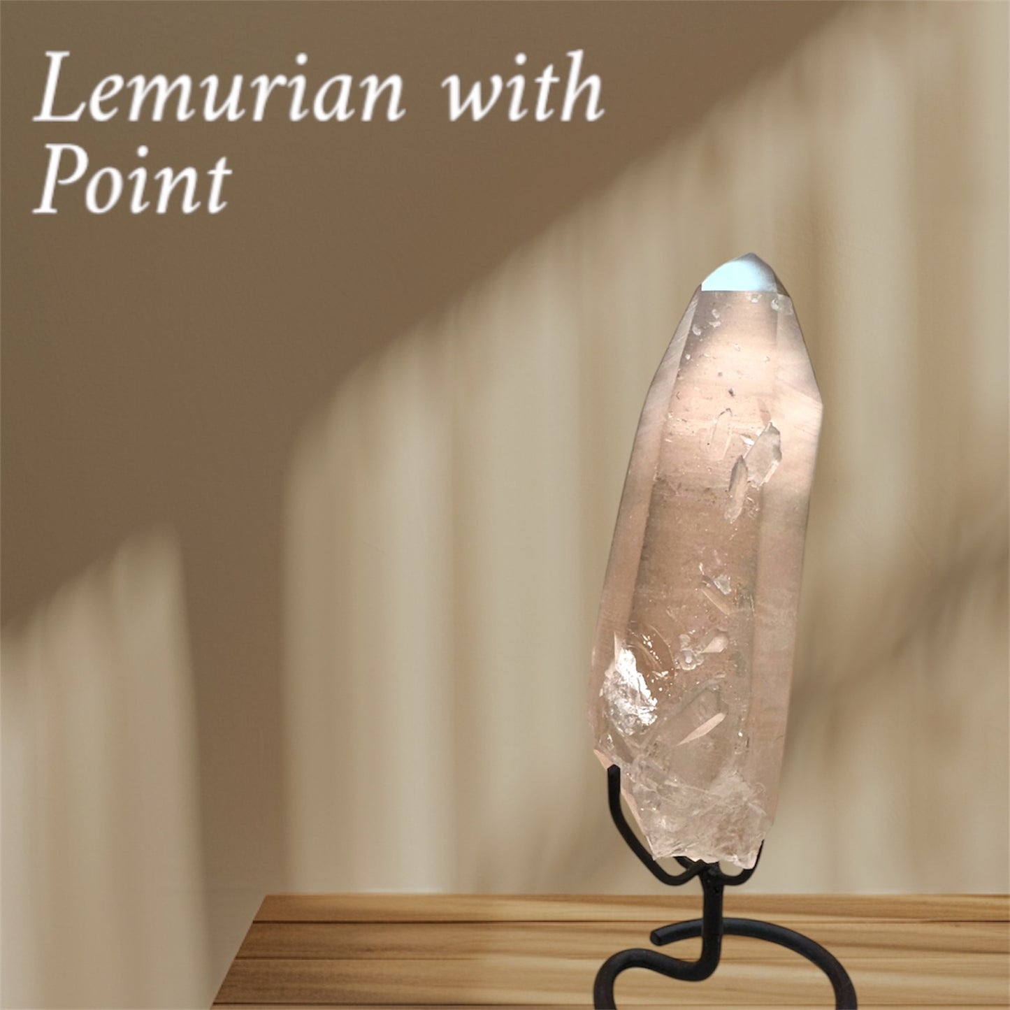 Statement Lemurian On Stand With Point. Self healed at the base.