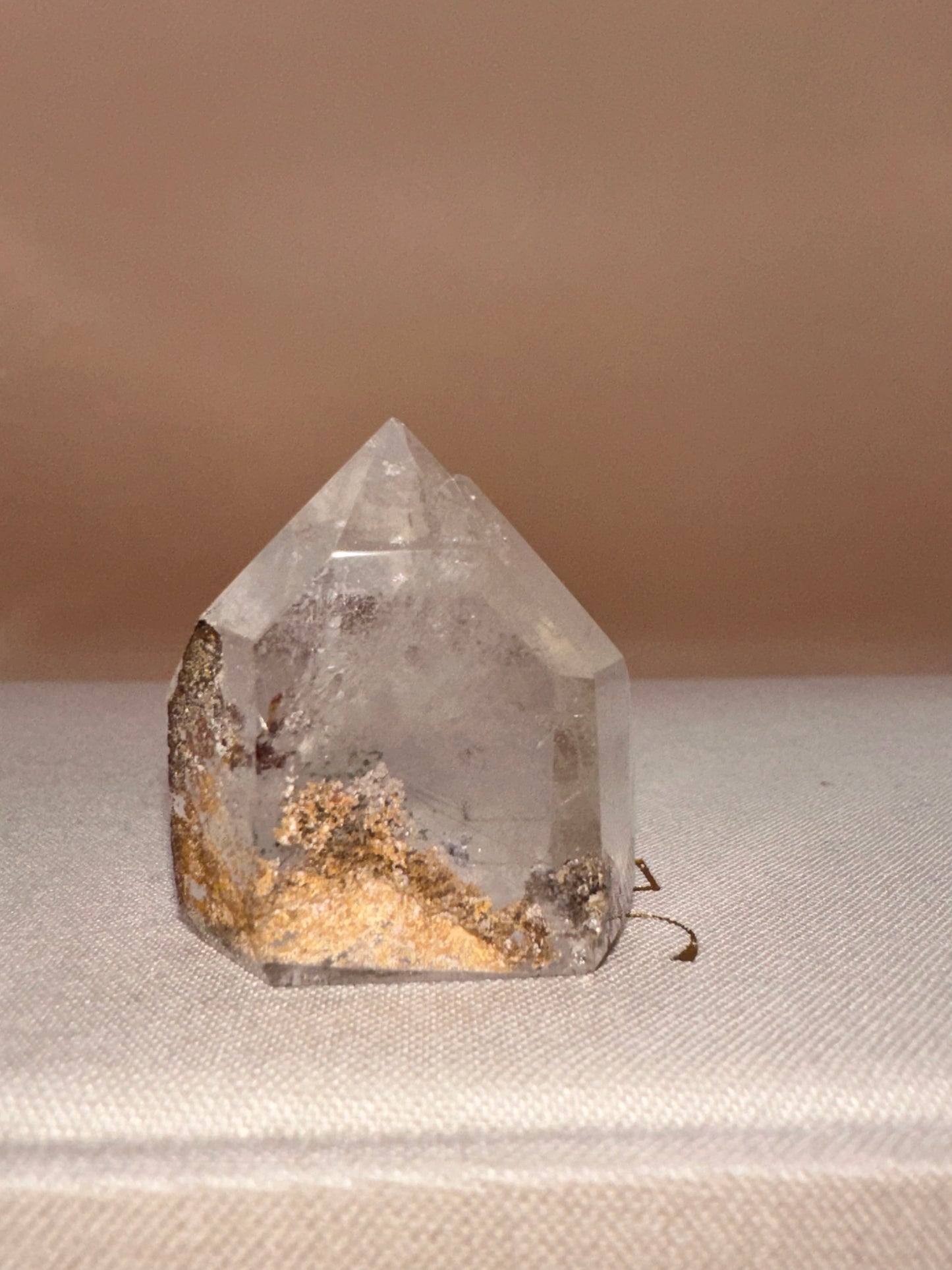 Clear Lodalite Polished Raw Back