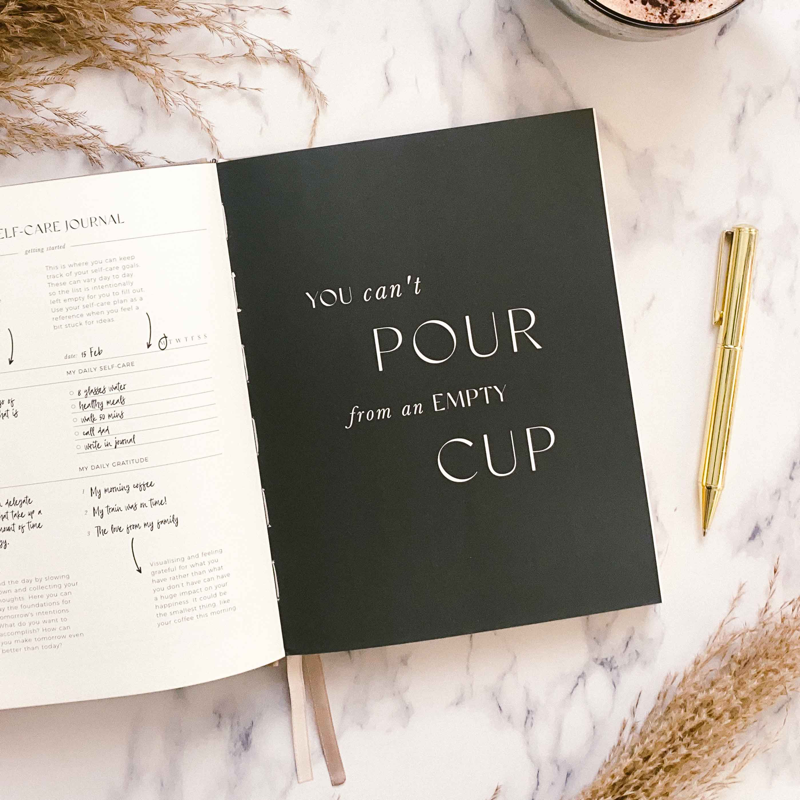 My Daily Self-Care Journal - Wellness Journal (Pebble)