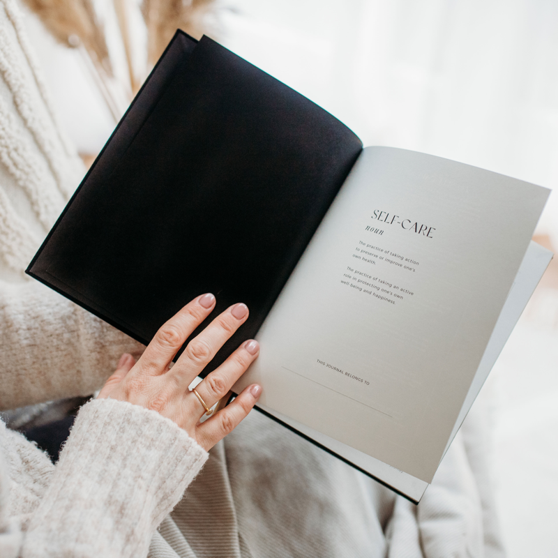 My Daily Self-Care Journal - Wellness Journal (Pebble)