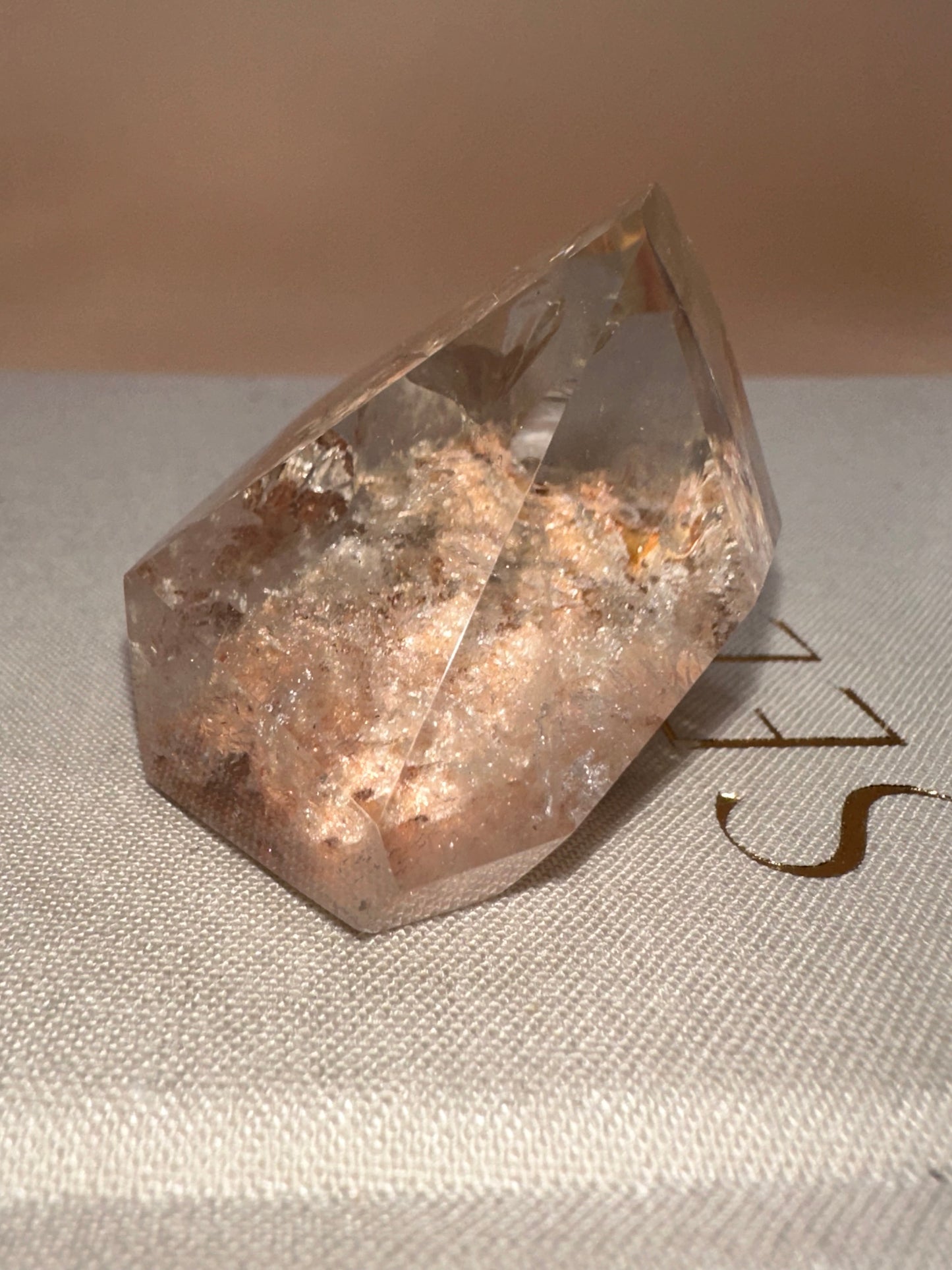 Polished Lodalite Freeform With Veils
