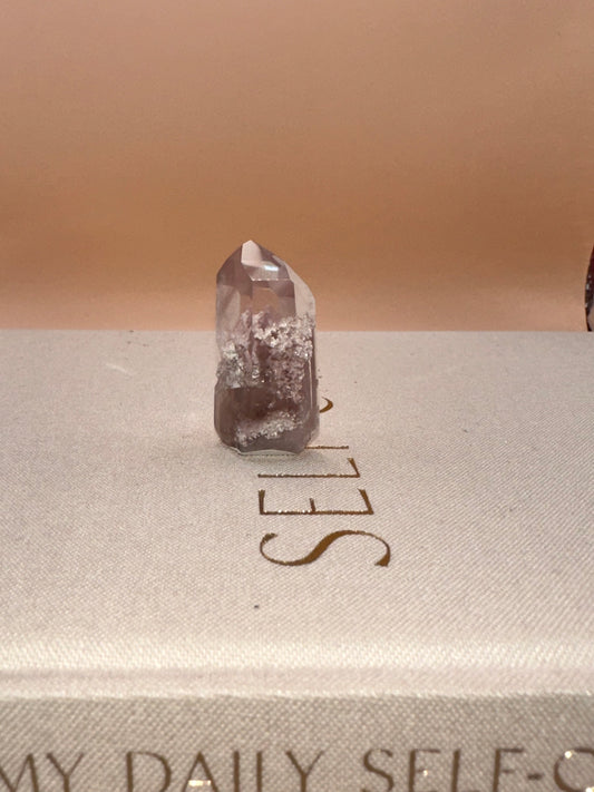 Pink Lithium Part Raw, Part Polished 15 Grams