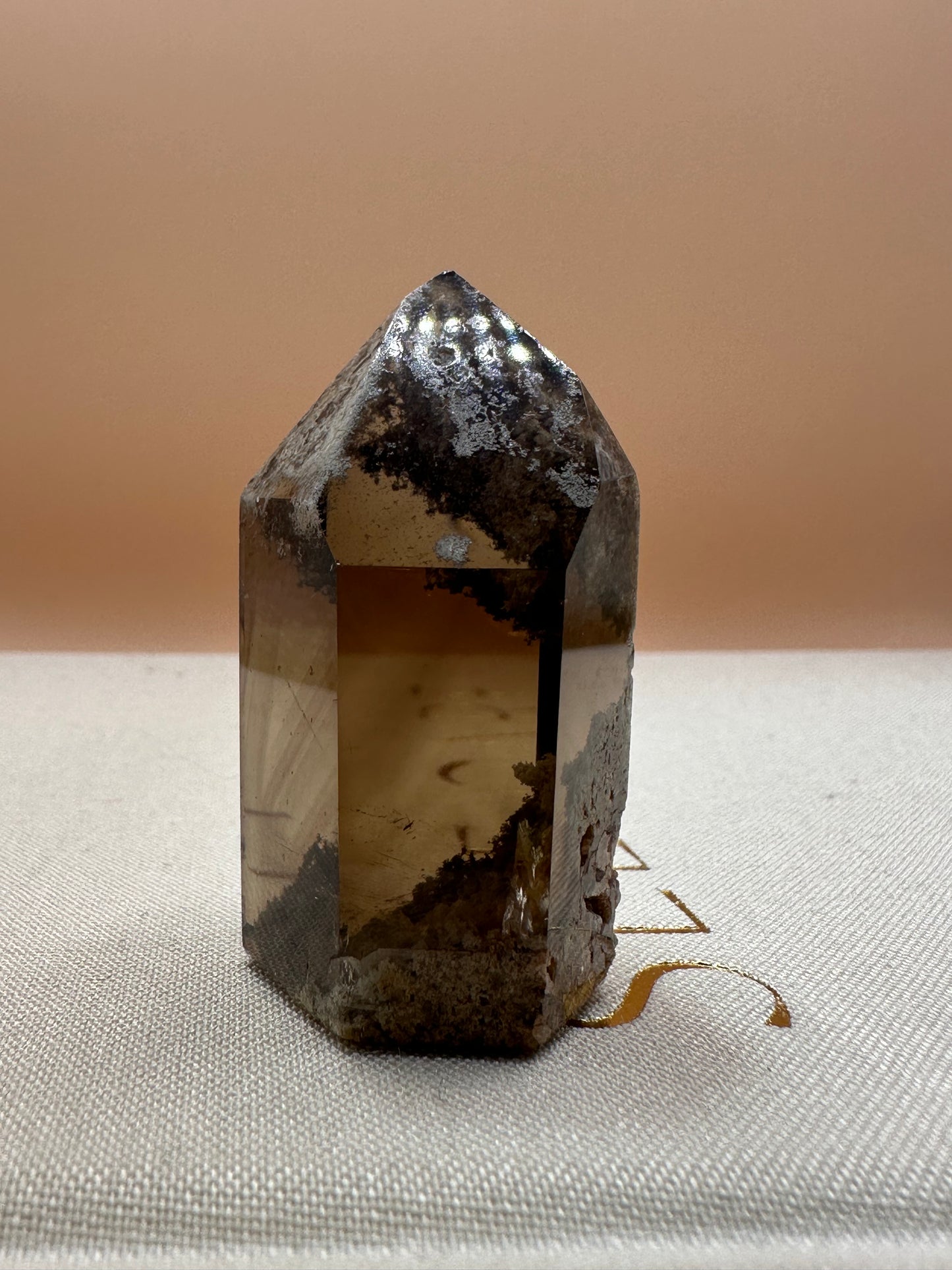 Dark Smokey Lodalite Polished with Clarity