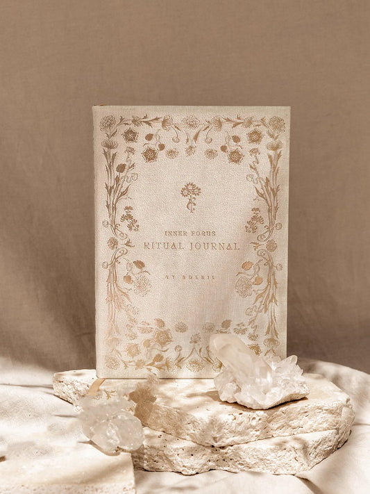 'Inner Focus' Ritual Journal LINEN {BEIGE}